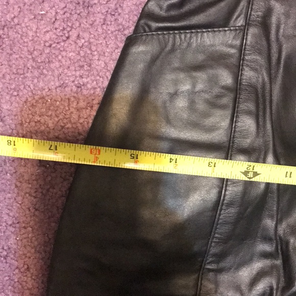 like new black leather buttery soft Wilson’s leather vintage - Picture 7 of 16